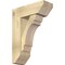 Ekena Millwork Olympic Slat Rough Sawn Bracket w/ Offset Brace, Douglas Fir, 8"W x 22"D x 30"H BKT0806X22X30OLY06RDF - alternate 1